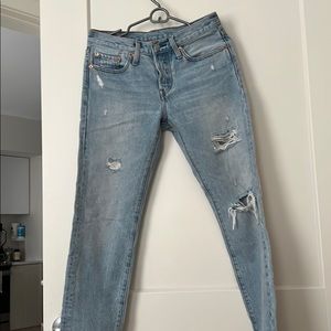 Levi 501 Jeans light wash